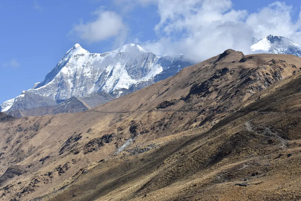 Mt Trishul captured from Trishul Base Camp Trek in Uttarakhand. 