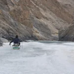 Chadar Trek in Ladakh is a most coveted winter trek. The trek is unique in many aspects, including how the porter and locals traverse the same river bed to reach villages on the other side.